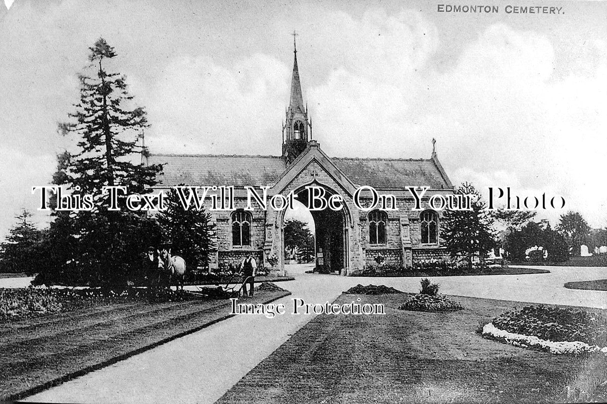 LO 86 - Edmonton Cemetery, London c1912