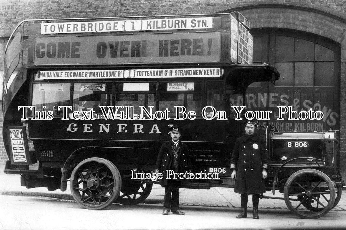 LO 871 - London Bus, Tower Bridge, Kilburn Station