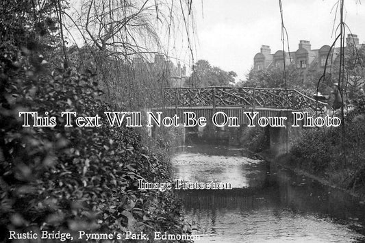 LO 876 - Rustic Bridge, Pymme's Park, Edmonton, London