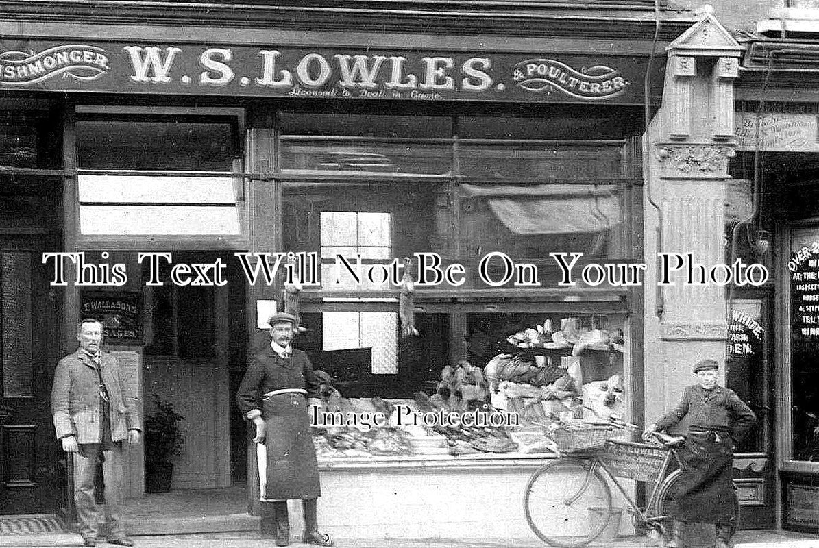 LO 88 - Fishmonger Shop Front, Wimbledon Park Parade, London – JB Archive