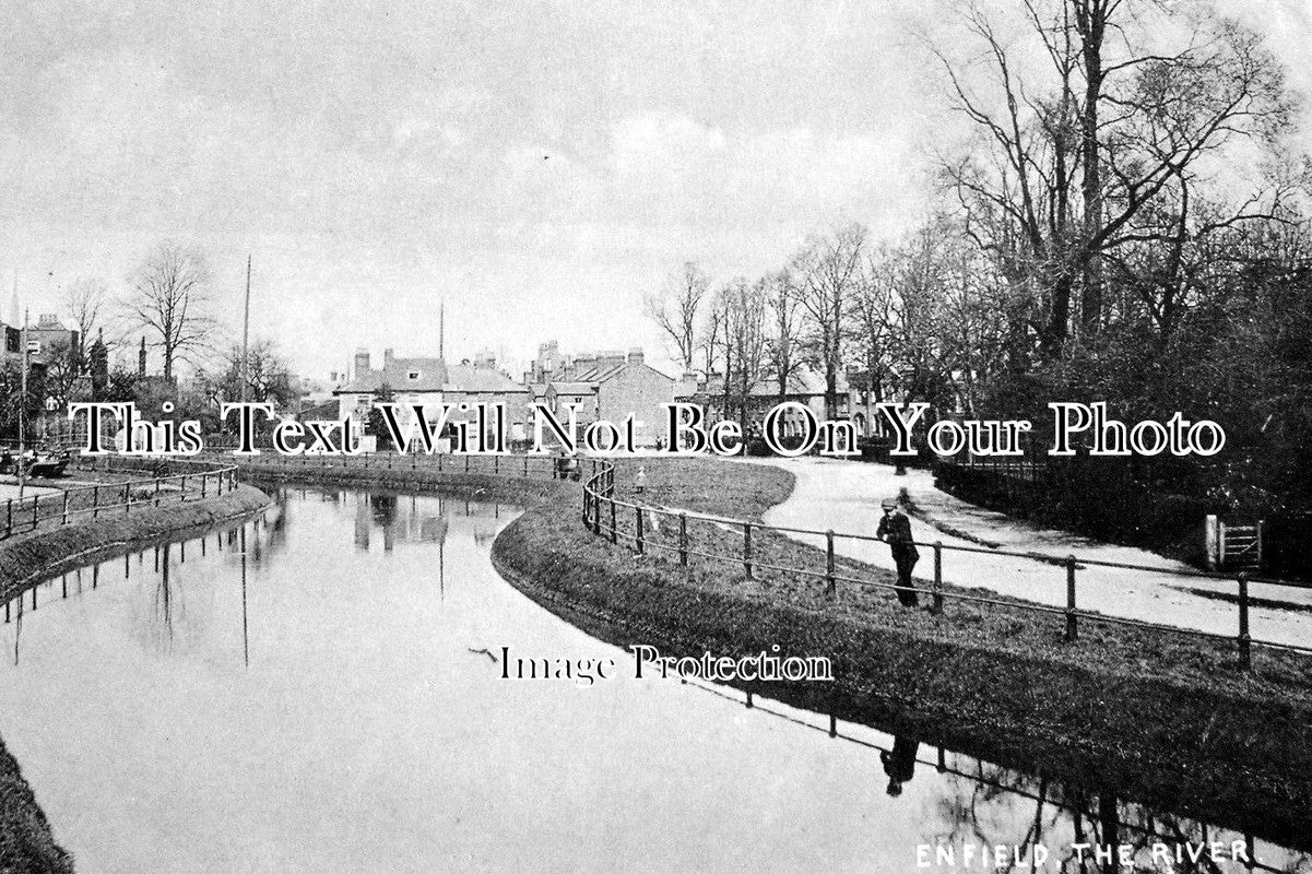 LO 924 - The River At Enfield, London