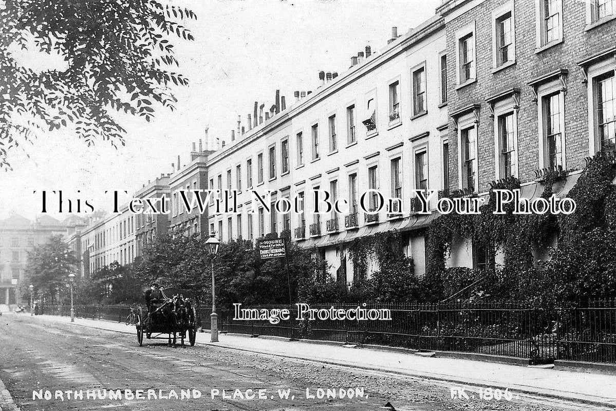 LO 99 - Northumberland Place, Notting Hill, London c1907