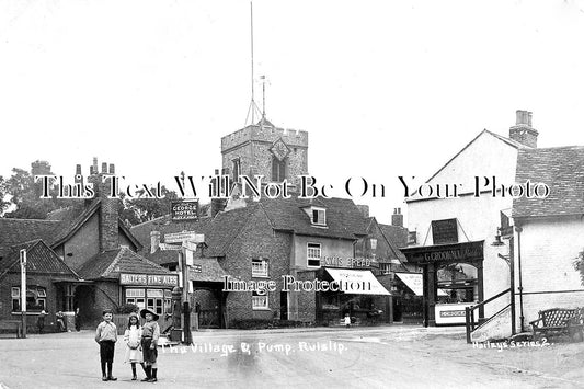 MI 1075 - Ruislip Village & Pump, Middlesex c1919