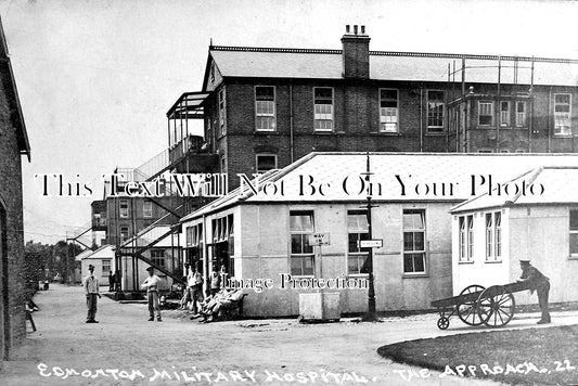 MI 1077 - The Approach, Edmonton Military Hospital, Middlesex c1918