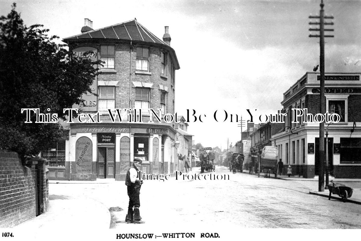 MI 1094 - Whitton Road, Hounslow, Middlesex c1906