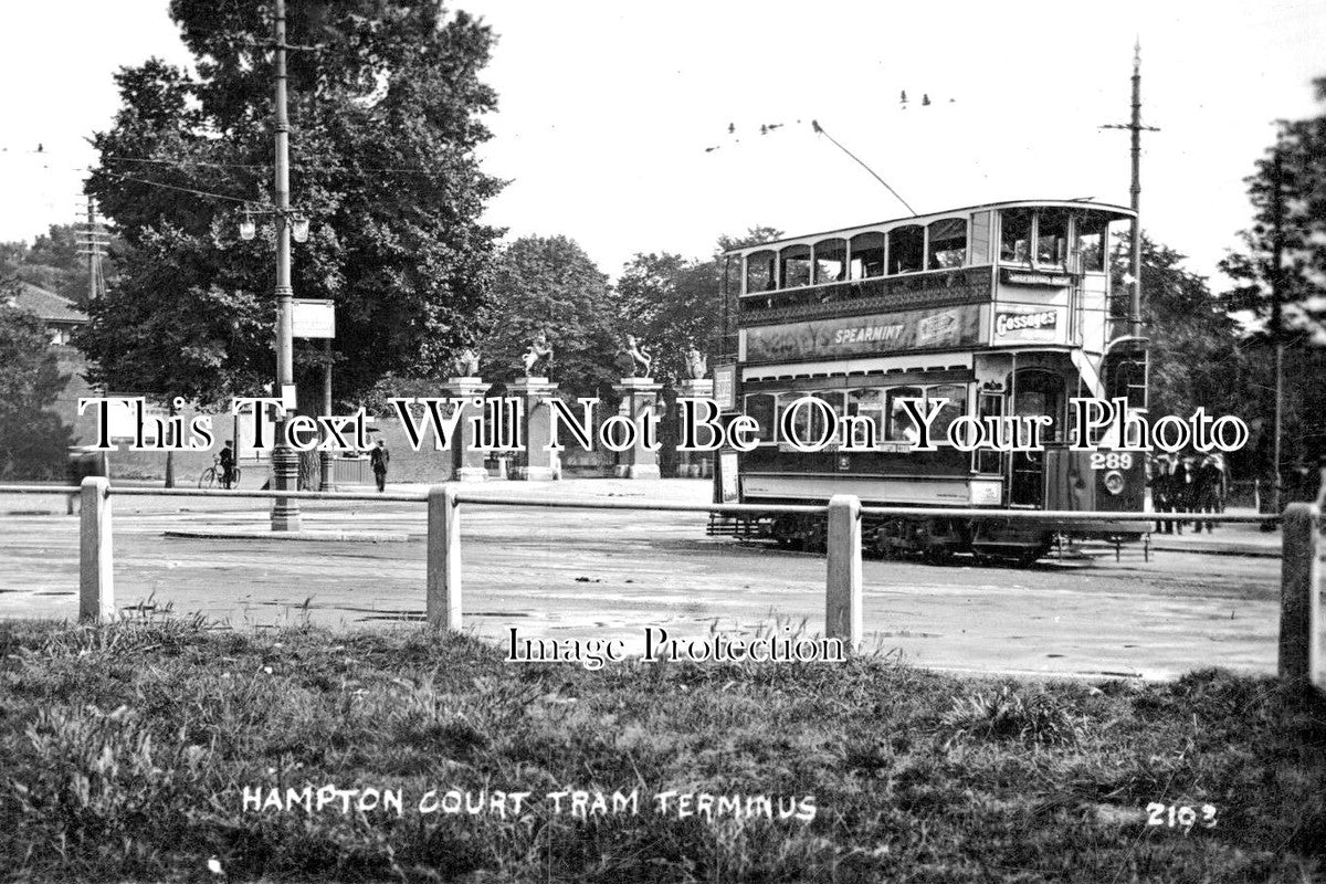 MI 1106 - Hampton Court Tram Terminus, Middlesex