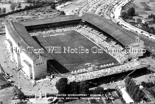 MI 1123 - Aerial View Of Twickenham Rugby Stadium, Middlesex 1961