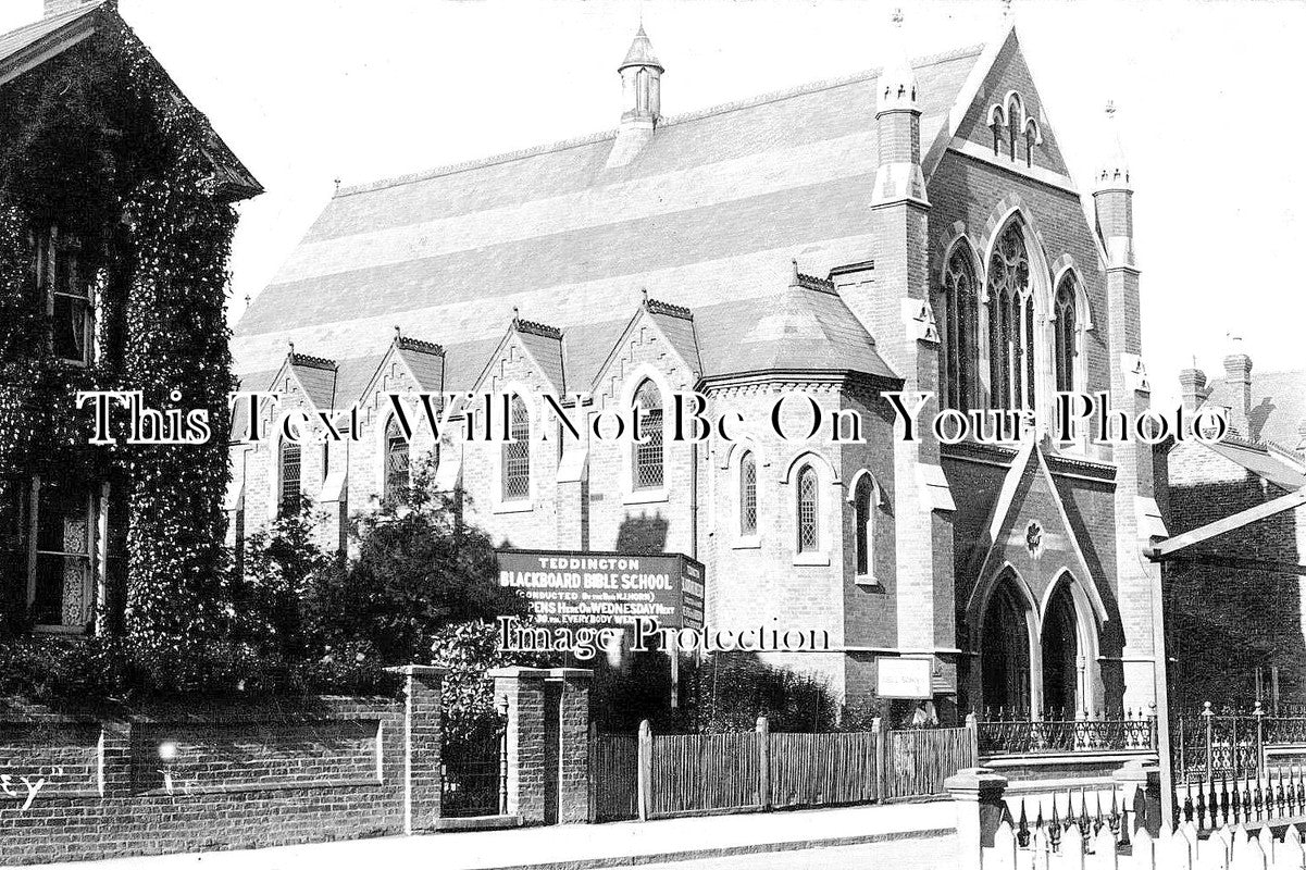 MI 1140 - Teddington Church & Blackboard Bible School, Middlesex