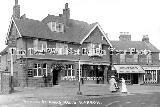 MI 1147 - The Royal Oak Pub & Sextons Dining Room, St Anns Road, Harrow, Middlesex