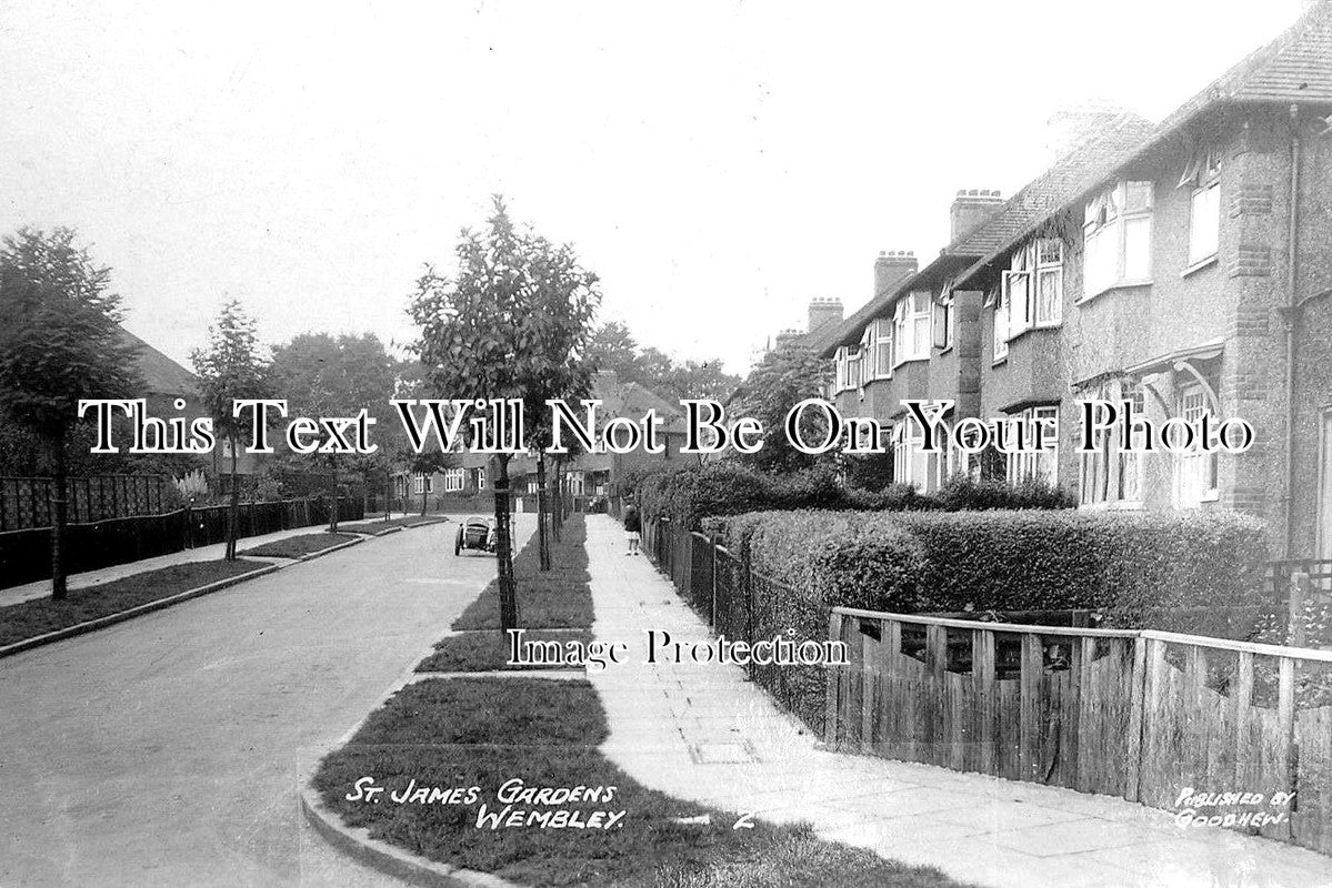 MI 1165 - St James Gardens, Wembley, Middlesex c1942