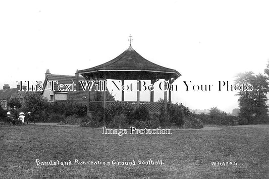 MI 1274 - Southall Recreation Ground Bandstand, Middlesex c1914