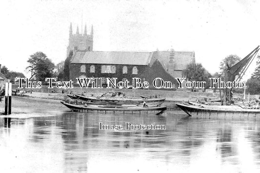 MI 1298 - Barges At Isleworth, Middlesex