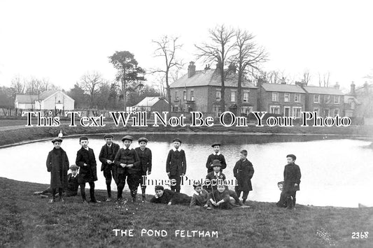 MI 1302 - The Pond, Feltham, Middlesex c1915