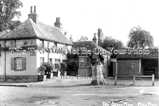 MI 1329 - The Green Man, Mill Hill, Middlesex