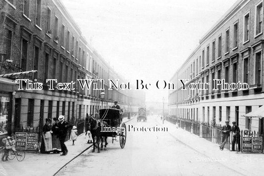 MI 134 - Brindley Street, Paddington, Middlesex c1906