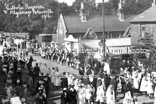 MI 1341 - Catholic Procession & Pilgrimage, Isleworth, Middlesex c1916