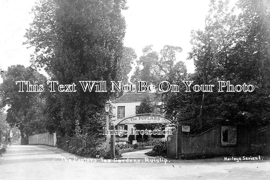 MI 1343 - The Poplars Tea Gardens, Ruislip, Middlesex c1920