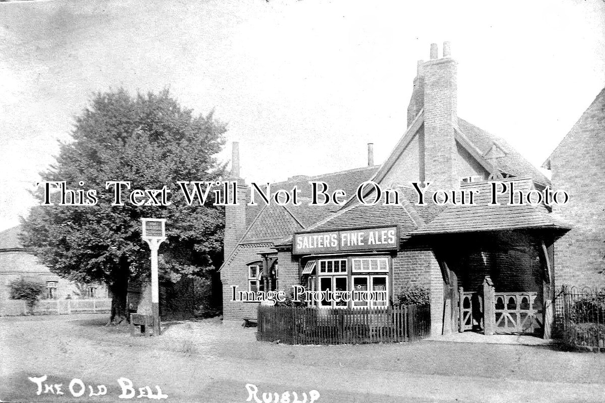 MI 1372 - The Old Bell, Bury Lane, Ruislip, Middlesex c1915