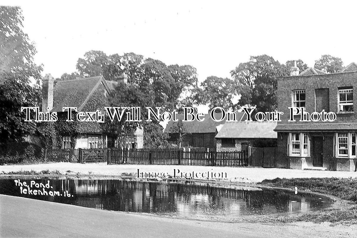 MI 1394 - The Pond At Ickenham, Middlesex