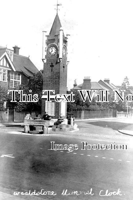 MI 1427 - Wealdstone Memorial Clock, Middlesex c1932