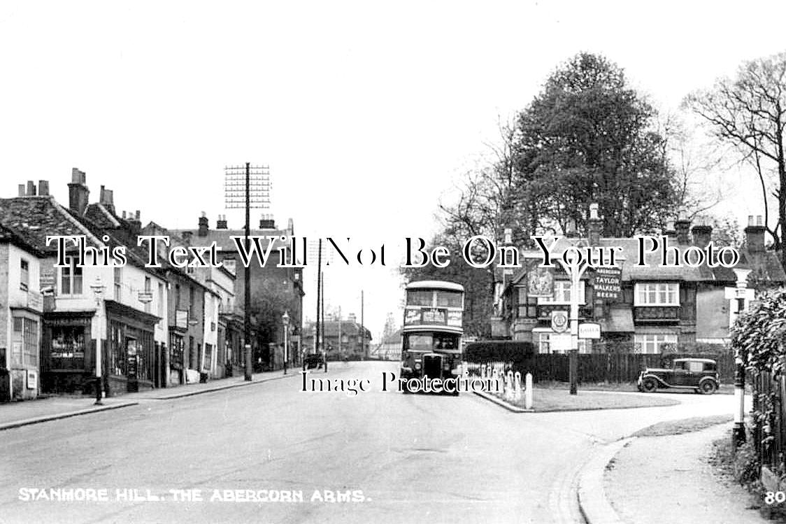 MI 1428 - Stanmore Hill, Abercorn Arms, Middlesex c1939