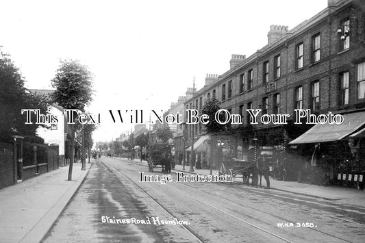 MI 1434 - Staines Road, Hounslow, Middlesex c1914