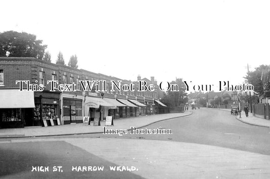 MI 1435 - High Street, Harrow Weald, Middlesex c1933