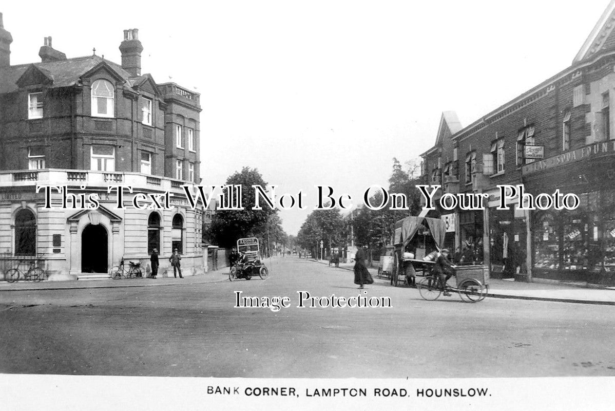 MI 1436 - Bank Corner, Lampton Road, Hounslow, Middlesex