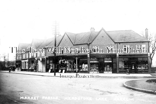 MI 1490 - Market Parade, Headstone Lane, Harrow, Middlesex