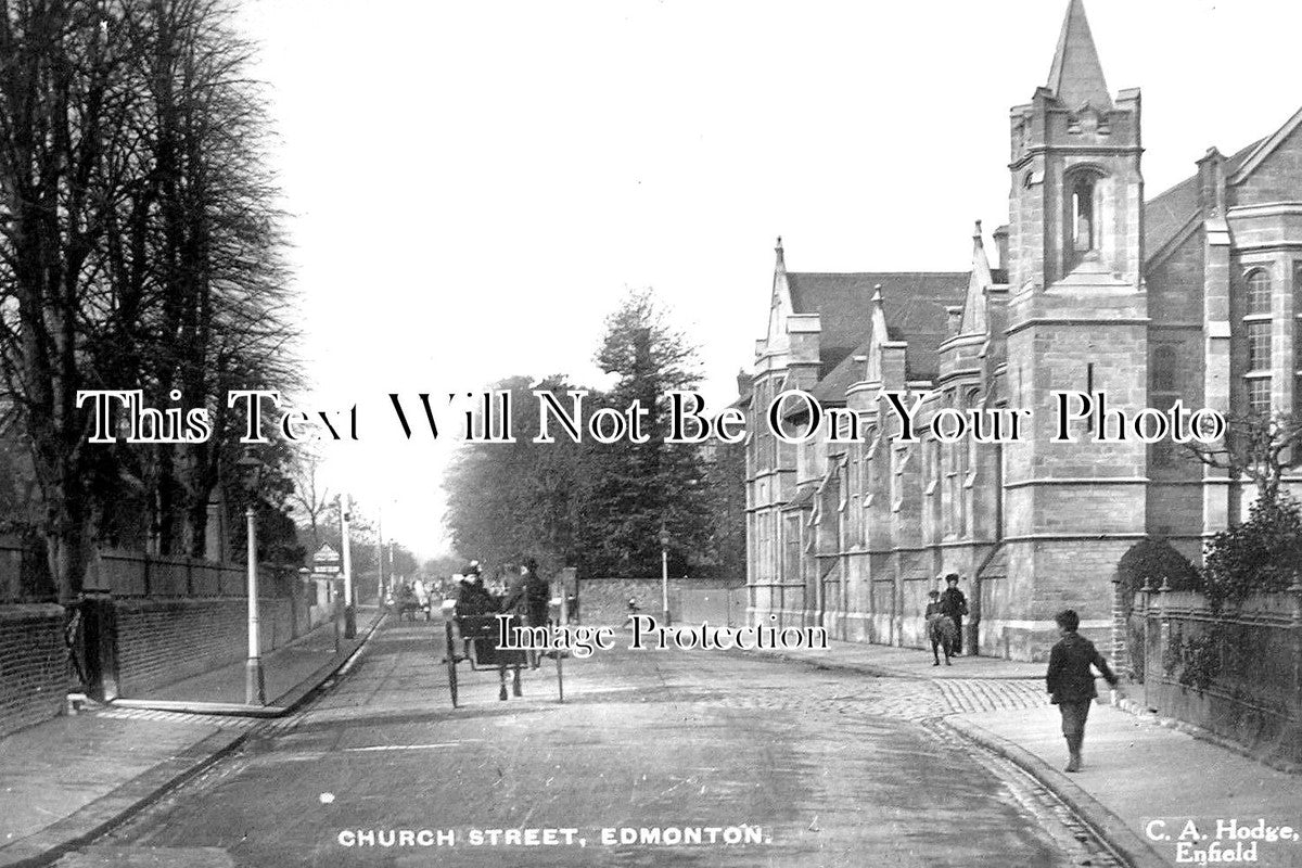 MI 1492 - Church Street, Edmonton, Middlesex c1917