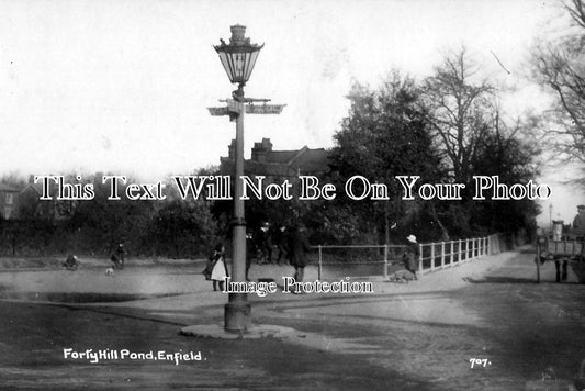 MI 154 - Forty Hill Pond, Enfield, Middlesex c1919