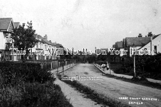 MI 155 - Chase Court Gardens, Enfield, London, Middlesex c1910