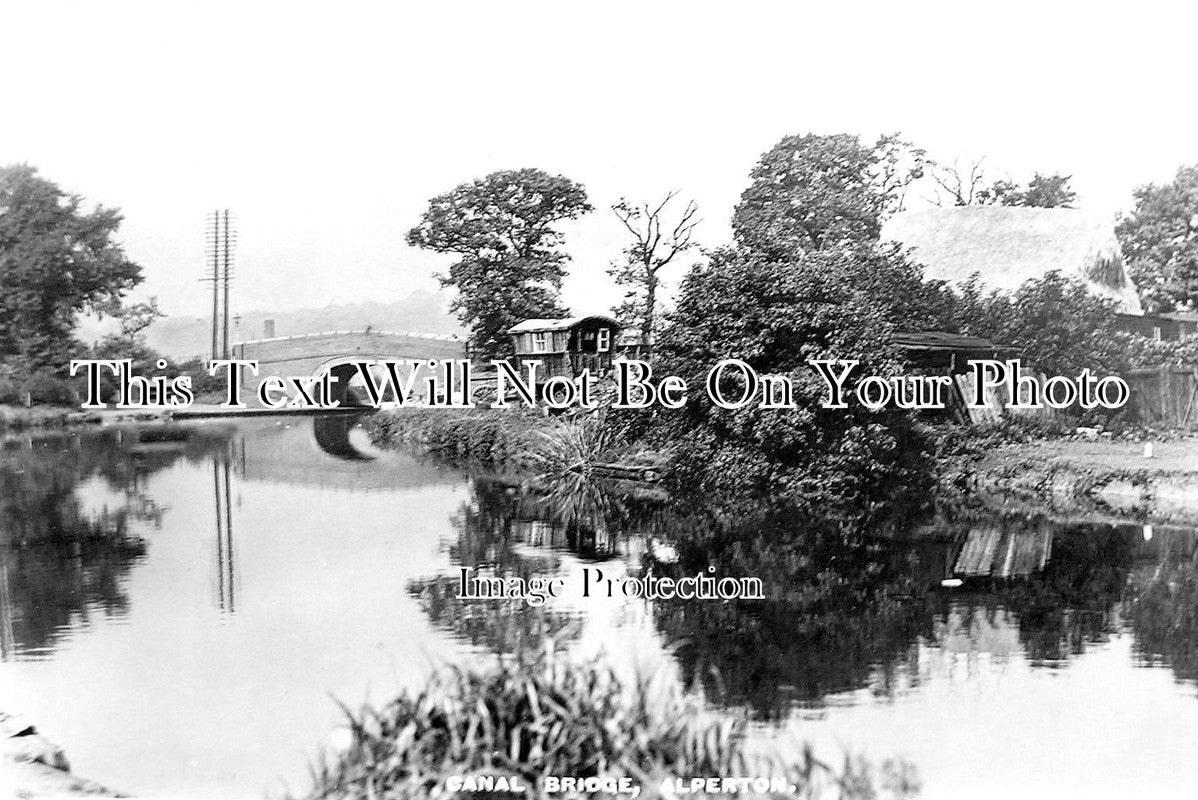 MI 1556 - The Canal Bridge, Alperton, Wembley, Middlesex c1936