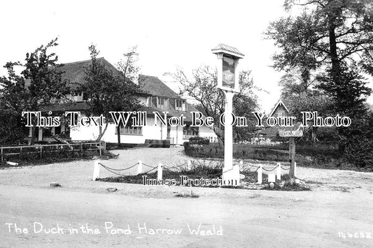 MI 1572 - The Duck In The Pond, Kenton Lane, Harrow Weald, Middlesex