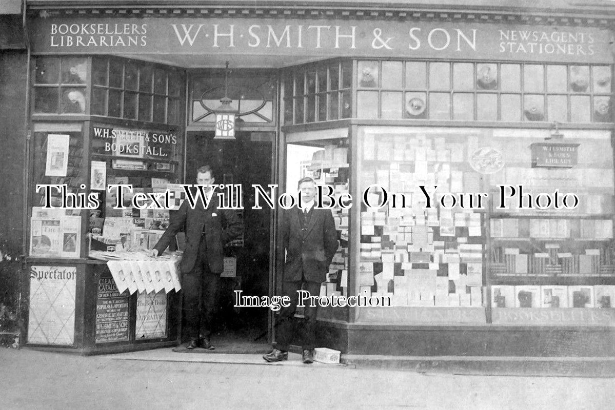 MI 1586 - W H Smiths Shop, Wembley, Middlesex c1910