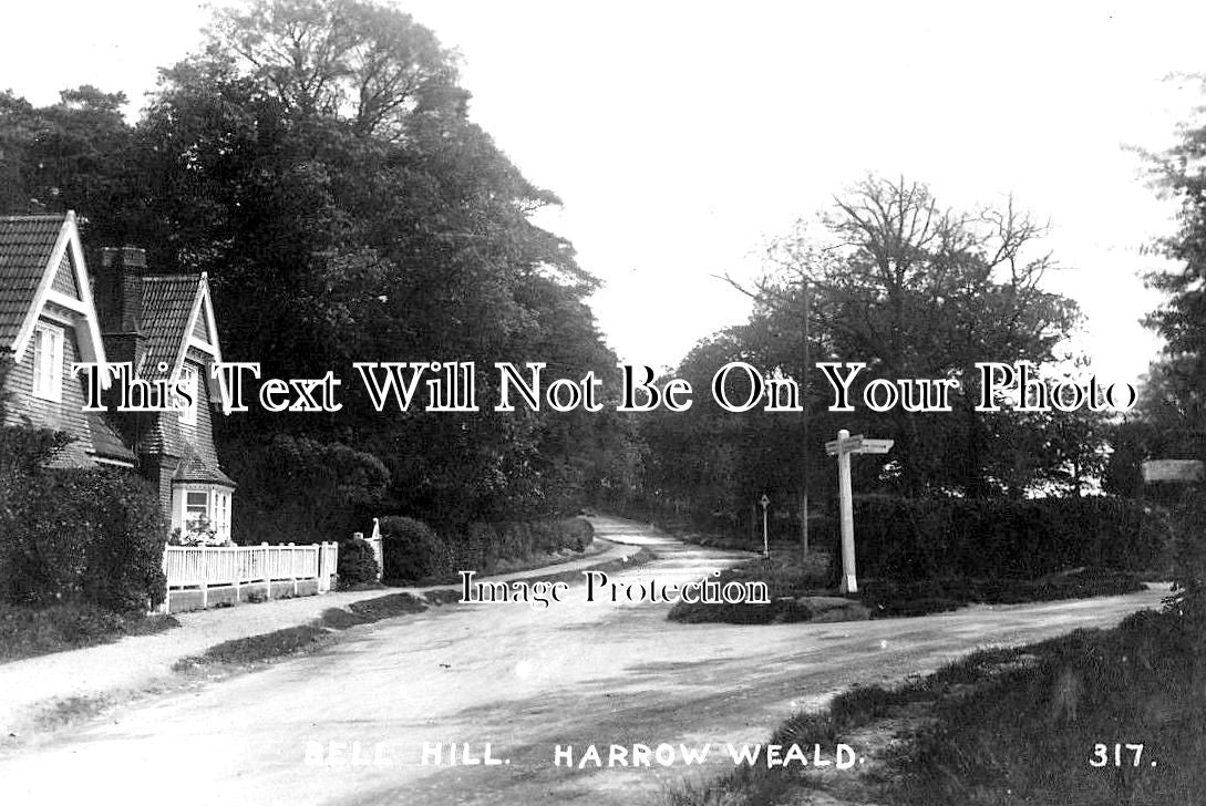 MI 1592 - Bell Hill, Harrow Weald, Middlesex c1924