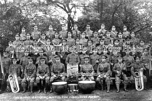 MI 1598 - The Band, 25th Reserve Battalion, Middlesex Regiment