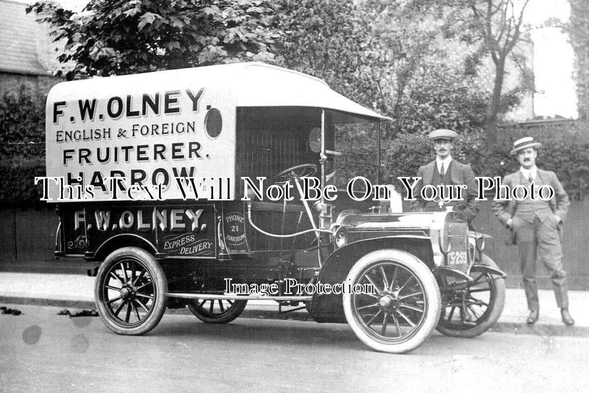 MI 1630 - F.W.Olney Delivery Van, Harrow, Middlesex