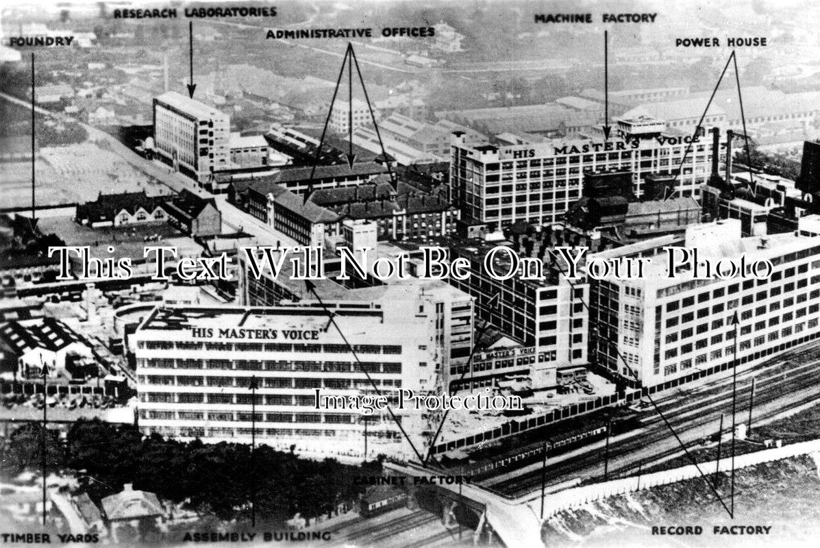 MI 165 - His Master's Voice Factory, Hayes, Middlesex