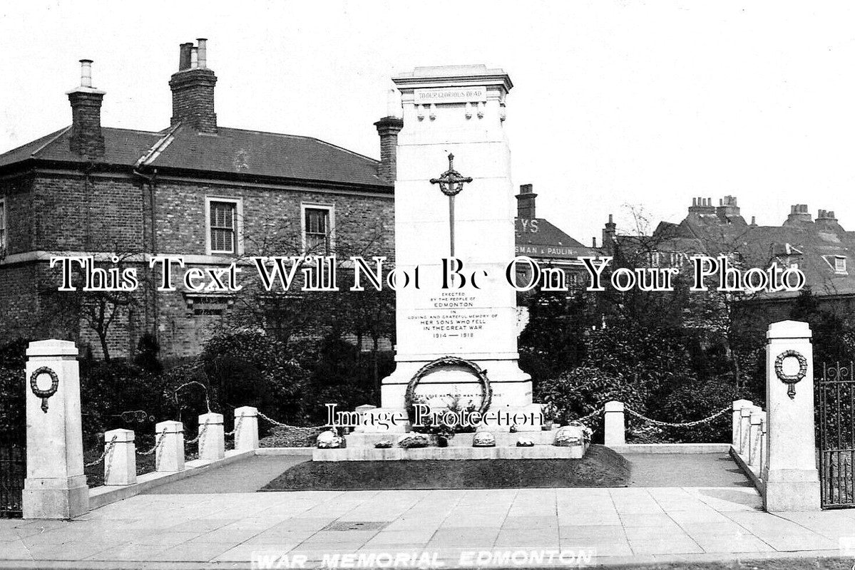 MI 1655 - War Memorial, Edmonton, Enfield, Middlesex