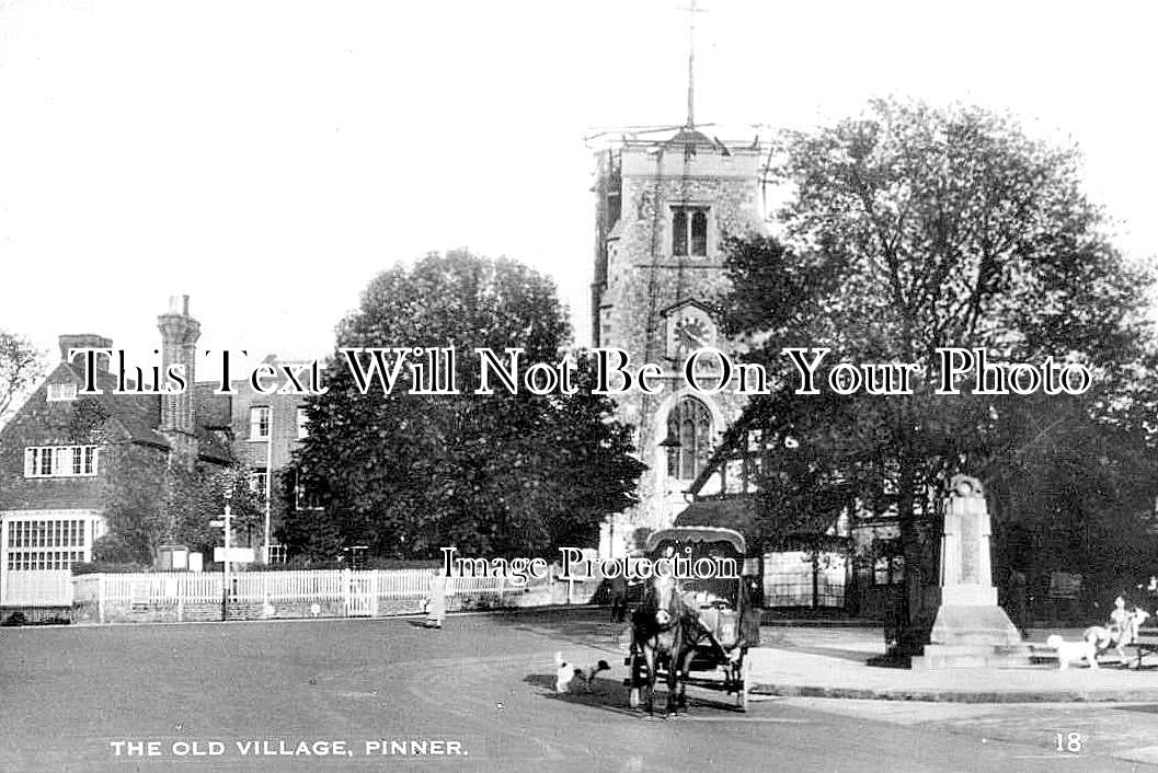 Pinner Middlesex MI 1728 - The Old Village, Pinner, Middlesex – JB Archive