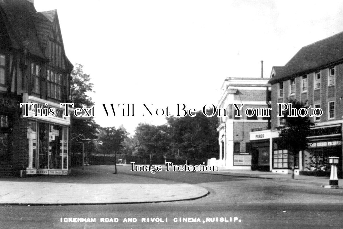 MI 1766 - Ickenham Road & Rivoli Cinema, Ruislip, Middlesex