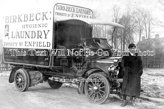 MI 1823 - Birkbeck Laundry Lorry, Trinity Street, Enfield, Middlesex