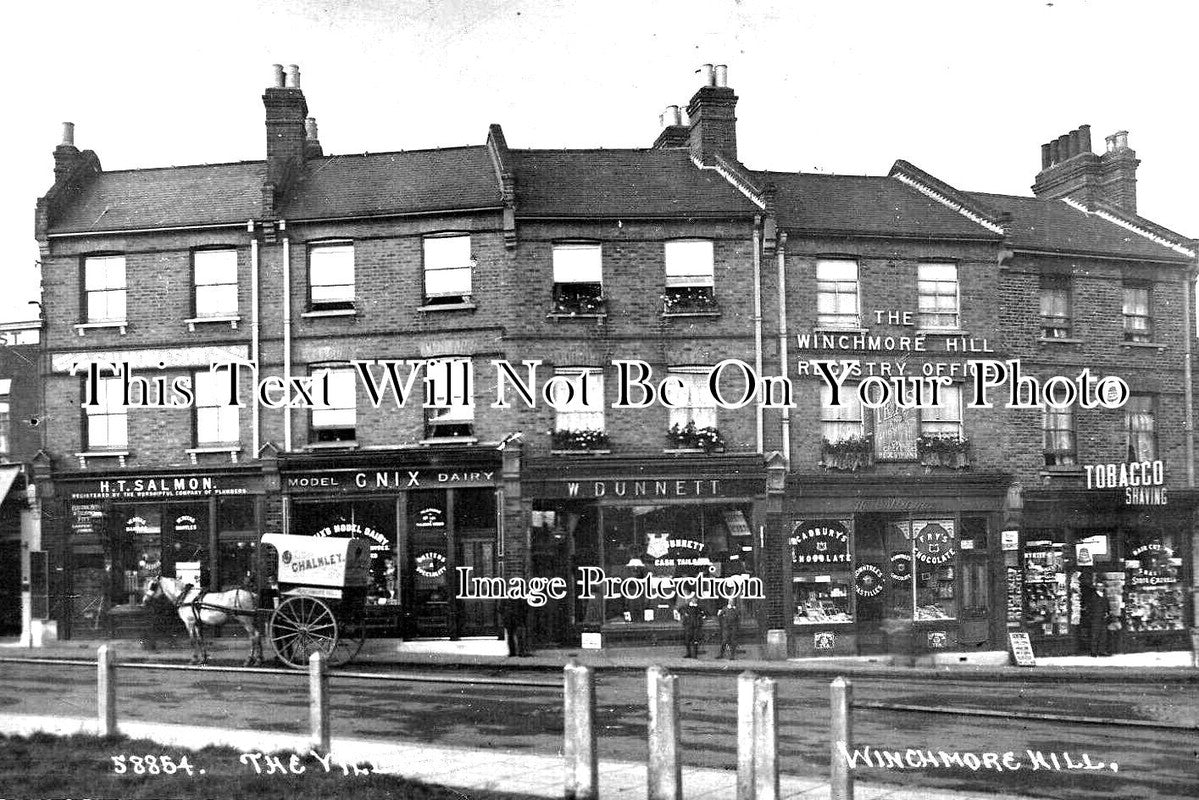 MI 1839 - The Village Shops, Winchmore Hill, Middlesex