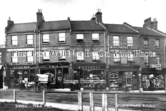 MI 1839 - The Village Shops, Winchmore Hill, Middlesex