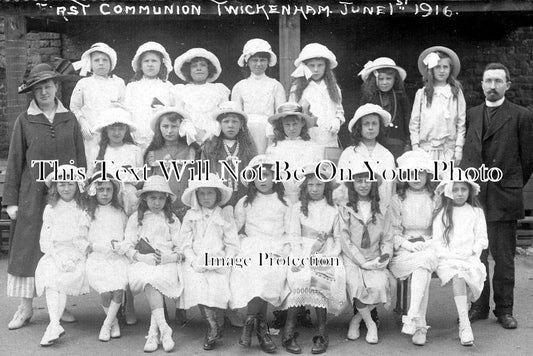 MI 1881 - First Communion Twickenham, Middlesex 1916