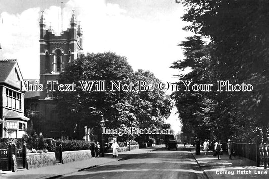 MI 1899 - Colney Hatch Lane, Muswell Hill, Middlesex c1921