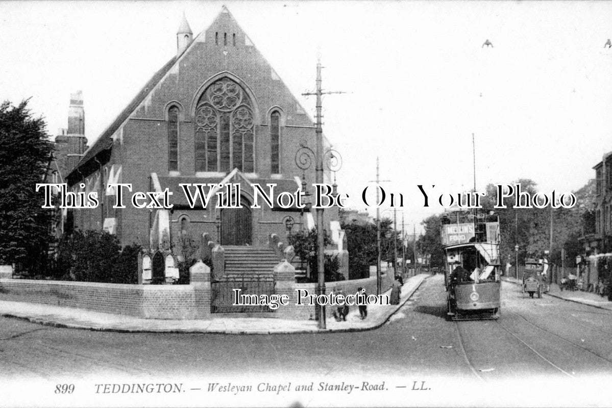 MI 190 - Wesleyan Church & Stanley Road, Teddington, Middlesex