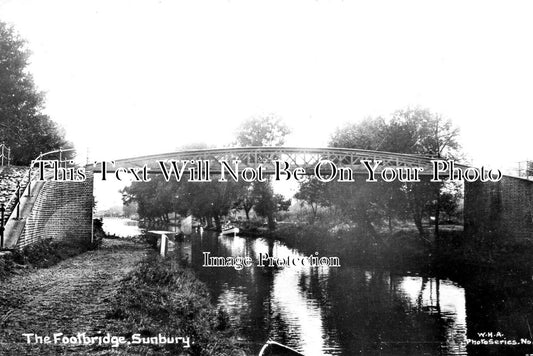 MI 1917 - The Footbridge, Sunbury On Thames, Middlesex c1913