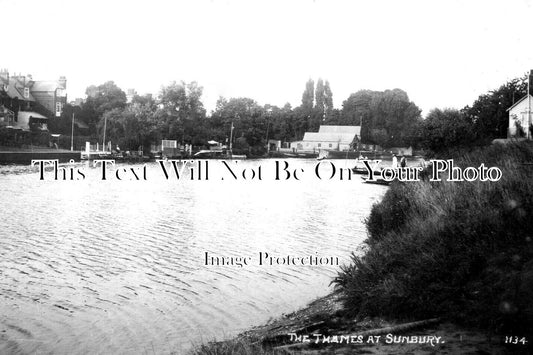 MI 1919 - The River Thames At Sunbury, Middlesex c1912